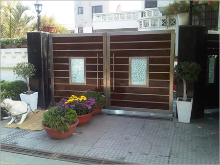 स्टेनलेस स्टील प्रवेश द्वार
