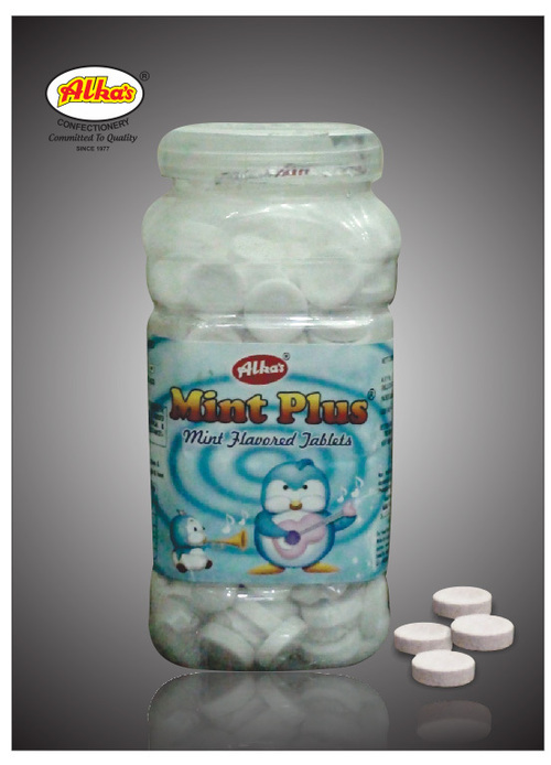 Mint Plus Spear Mint - Solid Form, Sweet & Spicy Flavor | Available in Various Pack Sizes, Piece Shape