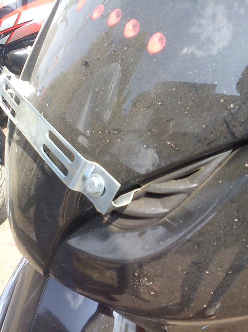 Rto Front Number Plate Mounting Clamp