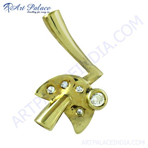 नवीनतम जेड जेमस्टोन गोल्ड प्लेटेड सिल्वर पेंडेंट