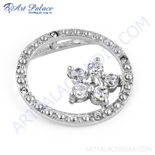 थोक विभिन्न शैली घन zirconia रत्न रजत लटकन