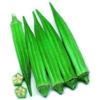 Heirloom Okra Seeds - Color: Green