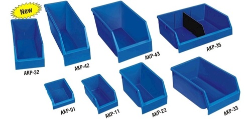 Koala Bins - Polypropylene Copolymer, Extra Wide Front Face & Anti-Skid Base | Ideal for Dust-Free Environments, Easy Content Identification