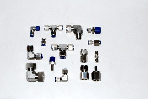 Ferrule Tube Fittings - Stainless Steel, 1/2 Inch Diameter | Durable, Corrosion-Resistant Design, Versatile for Various Applications