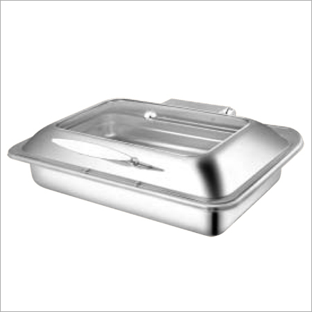 आयताकार कांच का ढक्कन चाफर