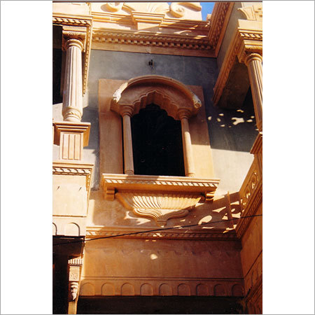 संगमरमर की खिड़की का फ्रेम