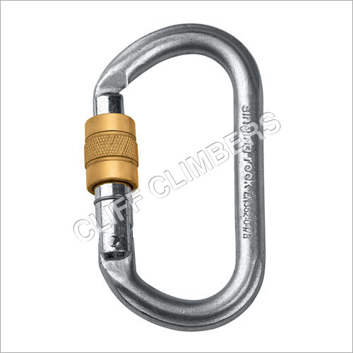 CARABINER OVAL STEEL SCREW SINGING ROCK 