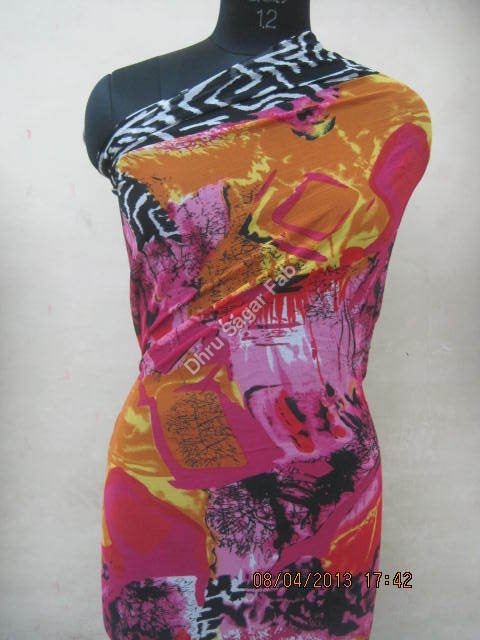 भारी सिफॉन प्रिंट