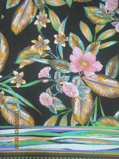 पॉलीस्टर डल क्रेप प्रिंट