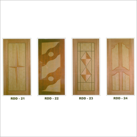 Crafted Flush Doors - Solid Wood, Vertical Open Style | Elegant Design, Durable Finishing, Customizable Sizes
