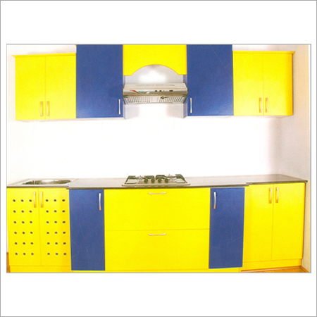 Compact Modular Kitchen - Solid Wood, Marble Counter Top, Folding Door | Durable, Modern, Indian Style with Aristocratic Look