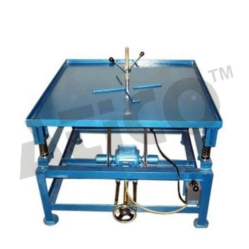 Vibrating Table - 50cm x 50cm Table Top Size, 140kg Load Capacity | Variable Pitch Pulley, Adjustable Frequency Up to 3600 Vibrations per Minute, Motorized for Lab Applications