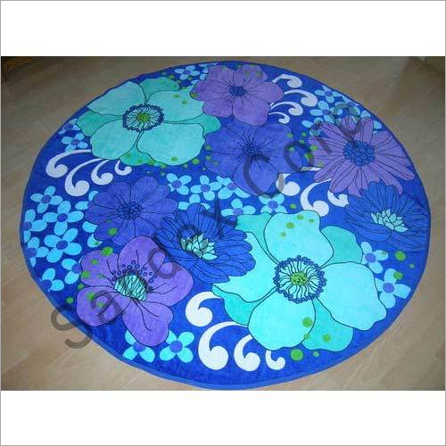 Round Printed Beach Towel