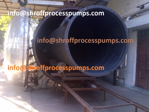 रबर लाइन किया हुआ टैंक