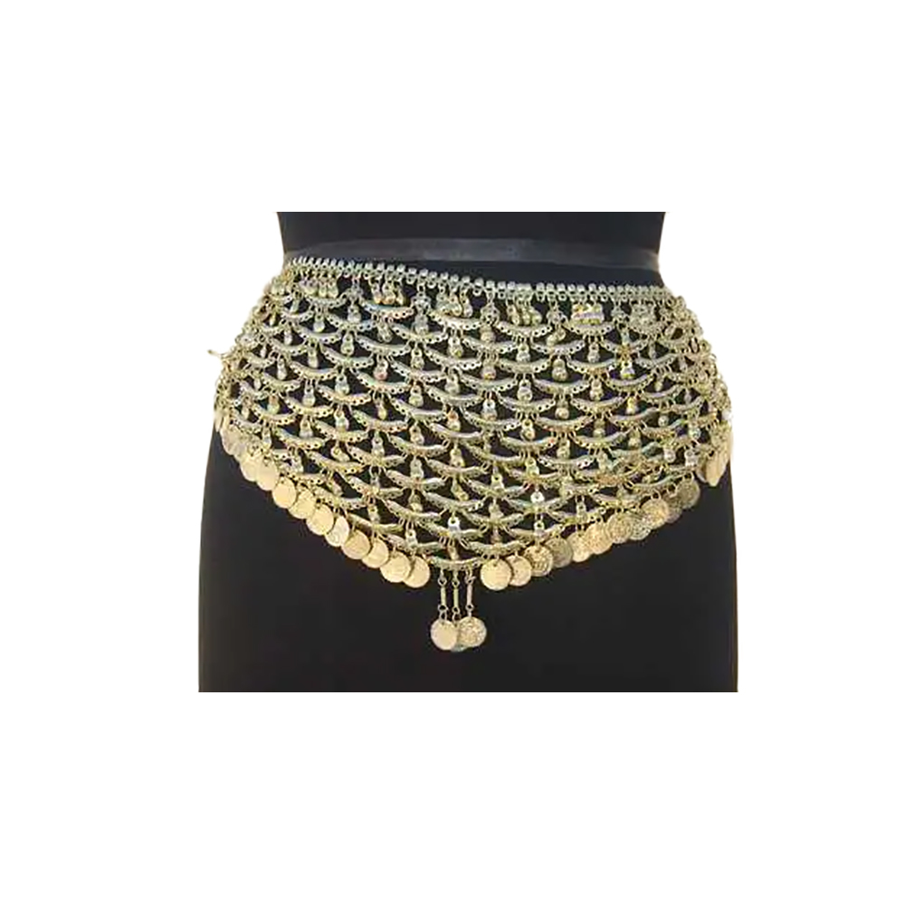 Golden Designer Belly Dance Belt