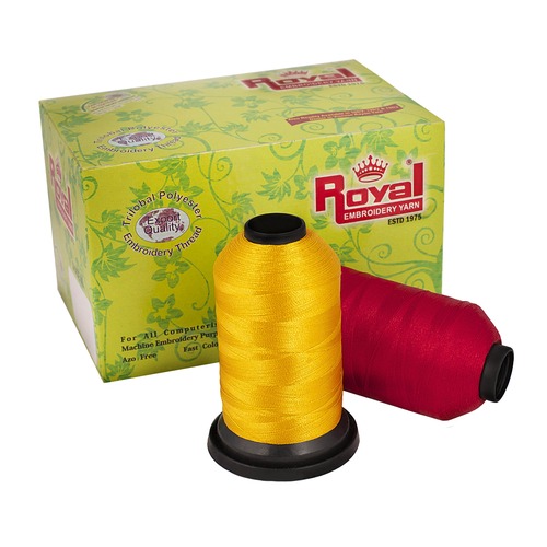 वॉशेबल पॉलिएस्टर एम्ब्रॉयडरी यार्न