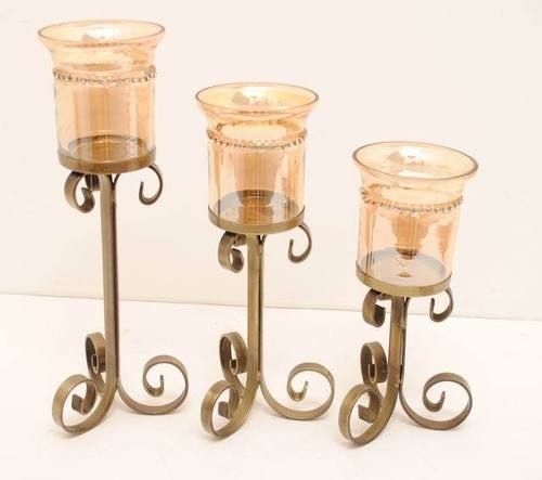 Glass Candle Holder