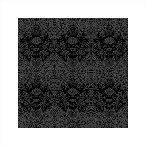 Black Velvet Flocked Fabric
