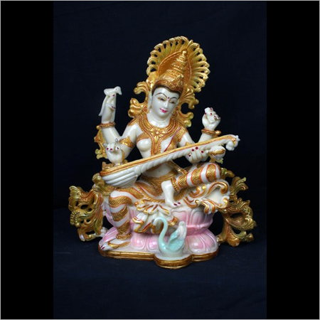 Polyresin Goddess Saraswati Statue