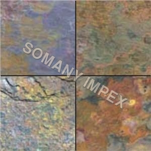 Black Kund Multi Color Slates