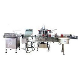 लोशन भरने की मशीनरी