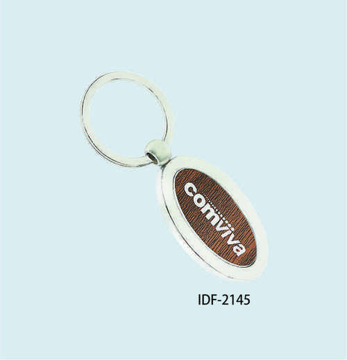 Key Chain - Color: Silver & Brown