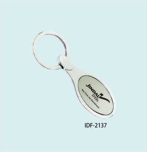 Key Chain - Color: Silver & Light Grey