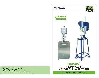 Semi Automatice Lid-covering Rolling Machine