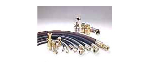 High Pressure Hoses - Synthetic Rubber, Black Color, Various Dimensions | High Operating Pressure, -40°C to +100°C Temperature Range, Ideal for Hydraulic Systems and Gas Applications