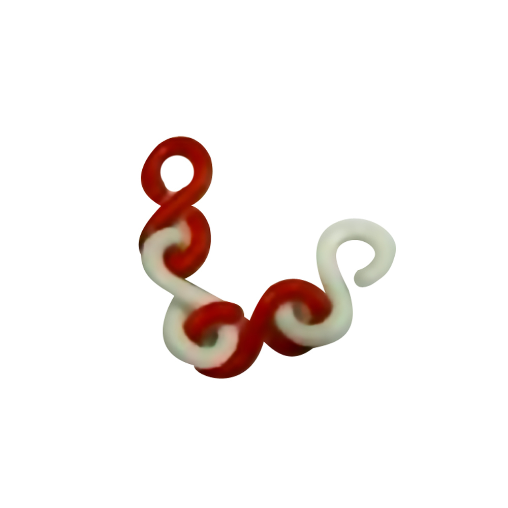 Barricade Plastic Chain - 10 mtr Pack | Red and White, Yellow Plastic, Manual Function for Temporary Crowd Control Barricading