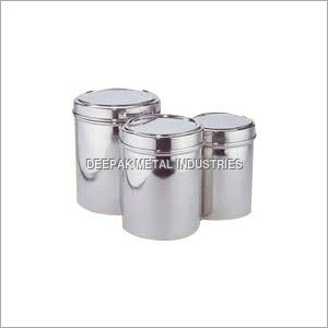 Stainless Steel Canisters - Color: Silver