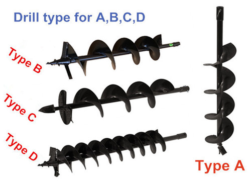 Î¦150 Î¦200 आइस ऑगर बिट