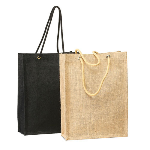 Jute Shopping Bag With Rope Handle