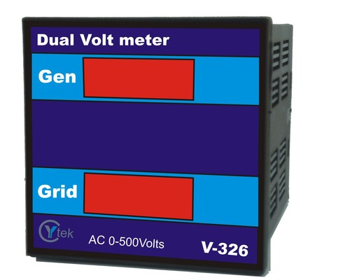DIGITAL DUAL VOLT METER