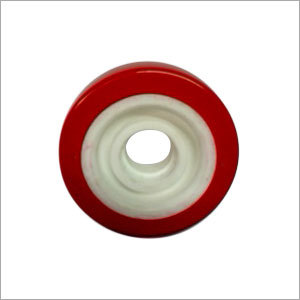 Rubber Caster Wheels - Stainless Steel, 75mm to 250mm, Red and White | Rust Proof, Low Maintenance, Smooth Movement, Longer Service Life