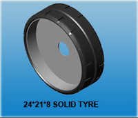 ठोस रबर का टायर