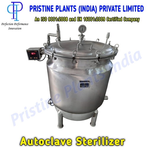 Silver Autoclave Retort Sterilizer