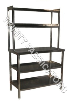 स्टेनलेस स्टील स्टोरेज रैक