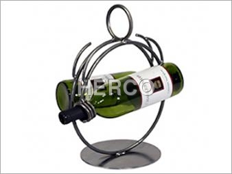 Wrought Iron Decorative Wine Bag