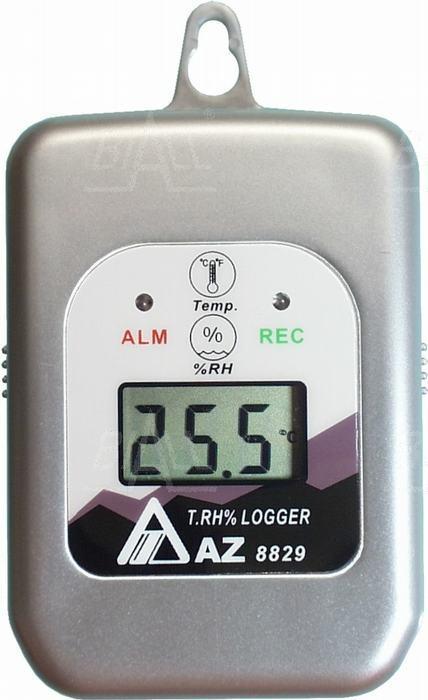 Temperature & RH Data Logger - Water Resistant Plastic Housing, Mini USB Interface | Compact Design for Quality Control, Accurate Temp Range -40 to 85°C, Humidity 0 to 100%RH