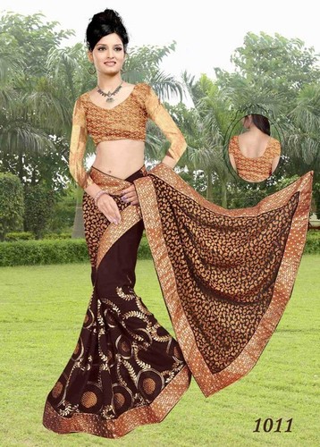 चमचमाती और चमचमाती साड़ियां