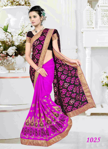 चमचमाती और चमचमाती साड़ियां