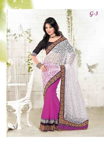 चमचमाती और चमचमाती साड़ियां