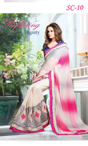 चमचमाती और चमचमाती साड़ियां