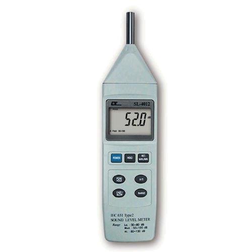 Digital Sound Level Meter - Plastic and Metal Material, 268x68x29 mm Size, Light Green Color | Accurate Measurement, Advanced Technology, Auto and Manual Range, IEC 61672 Class 2 Compliance