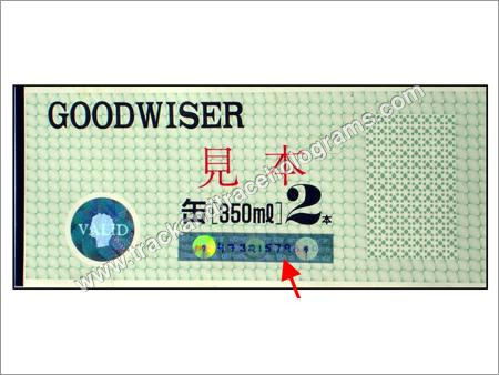 Transparent Tamper Evident Holograms - HRI Film, Rectangle 24-51mm, Cream Color | Self-Adhesive, Vibrant Prints, Easy Application, Fine Finish