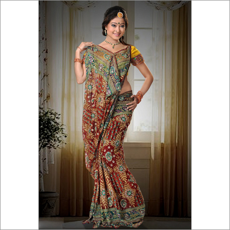 Heavy Chunni Saree