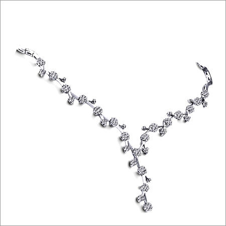 Sparkling And Adorable Diamond Necklace