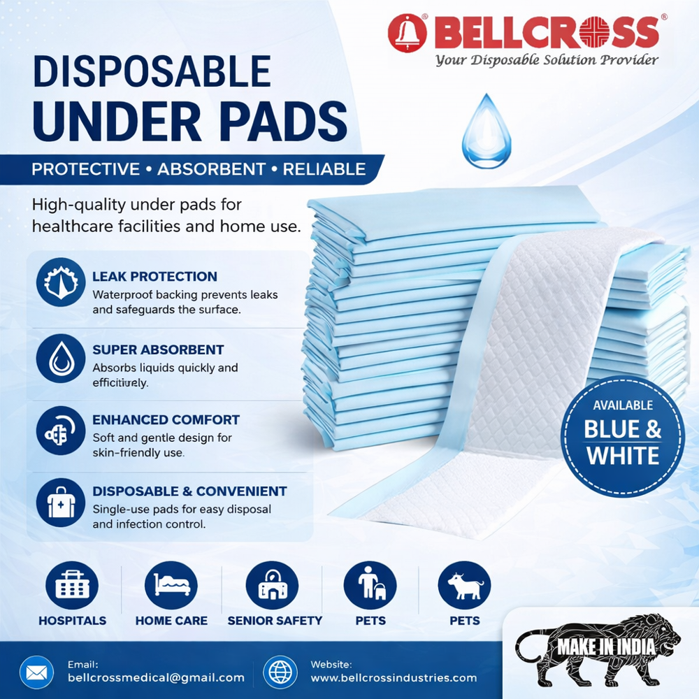 White Medical Underpad