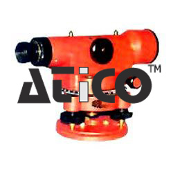 DUMPY LEVEL - Metal/Plastic, Size 7, Red | 0.5 mm/km Accuracy, 20x Magnification, Durable Design, Accurate Measurements, Easy Operation